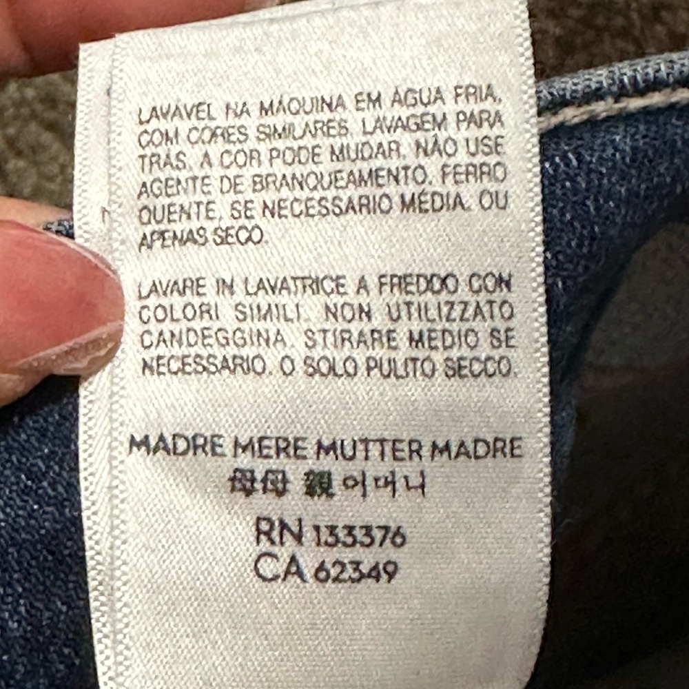 MOTHER ankle Women Blue Jeans - Picture 14 of 15